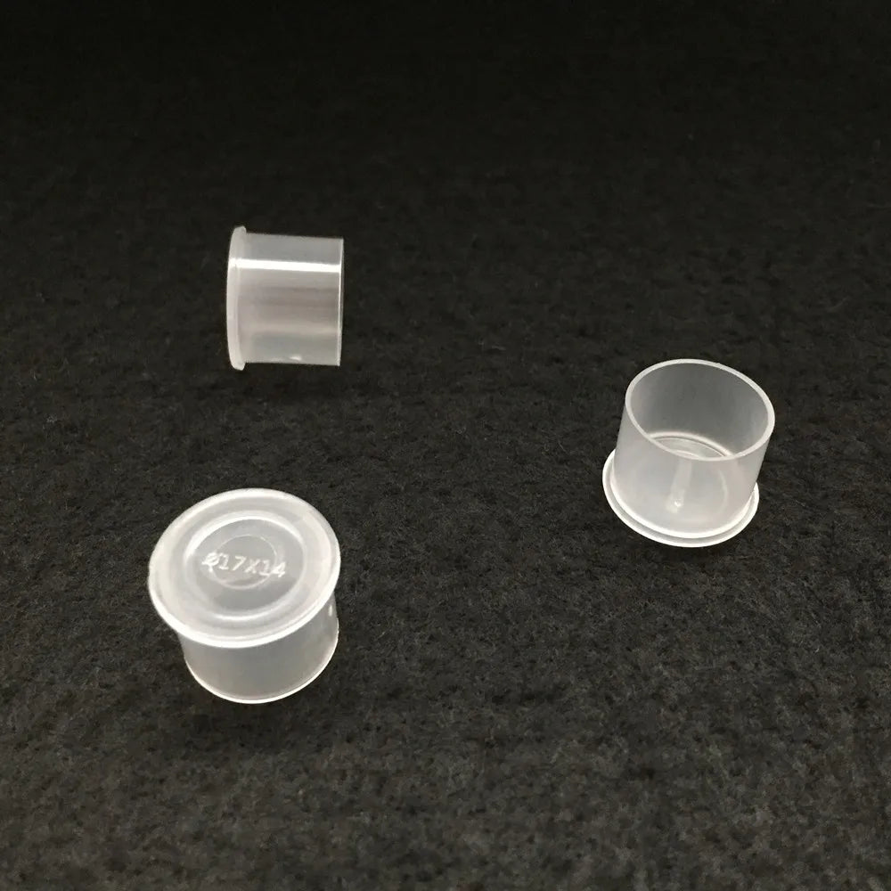 Clear Self-Standing Tattoo Ink Cups S/M/L – 1000 Pack Tattoo Ink Cups Qme