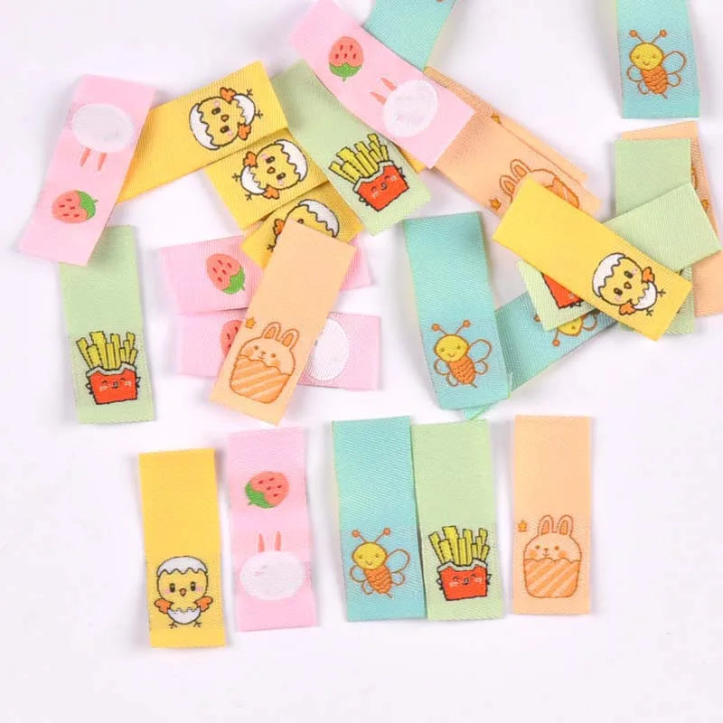 Cute Cartoon Embroidery Cloth Sewing Labels – Multicolor 5pk Embroidery Sewing Labels Qme