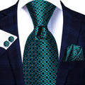 Men's Black Paisley Formal Necktie | Polyester Dress Tie