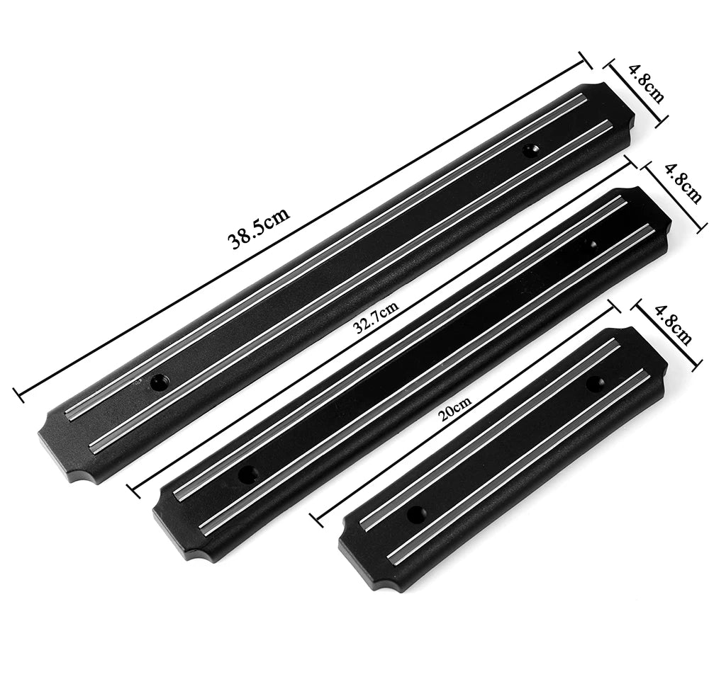 XITUO Magnetic Knife Holder Wall Mount Strip – 3 Sizes Magnetic Knife Strip Qst