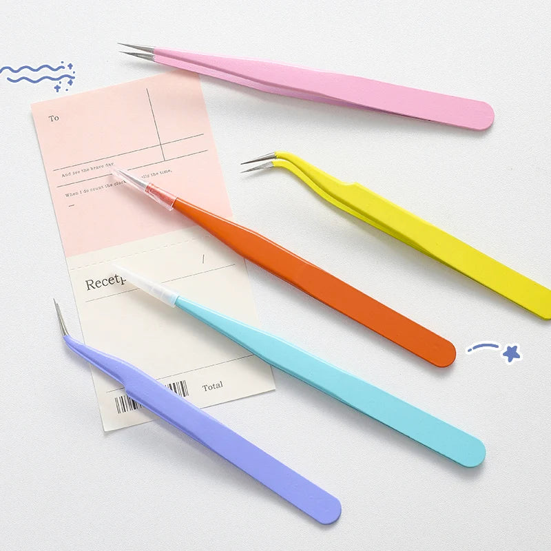 Kawaii Macaron Tweezers – 14 Designs Cute DIY Craft Tool DIY Craft Tweezers Qme