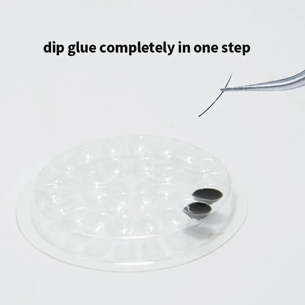 Eyelash Extension Glue Holder Adhesive Pallet Pads Stand Lash Extension Tool Qme