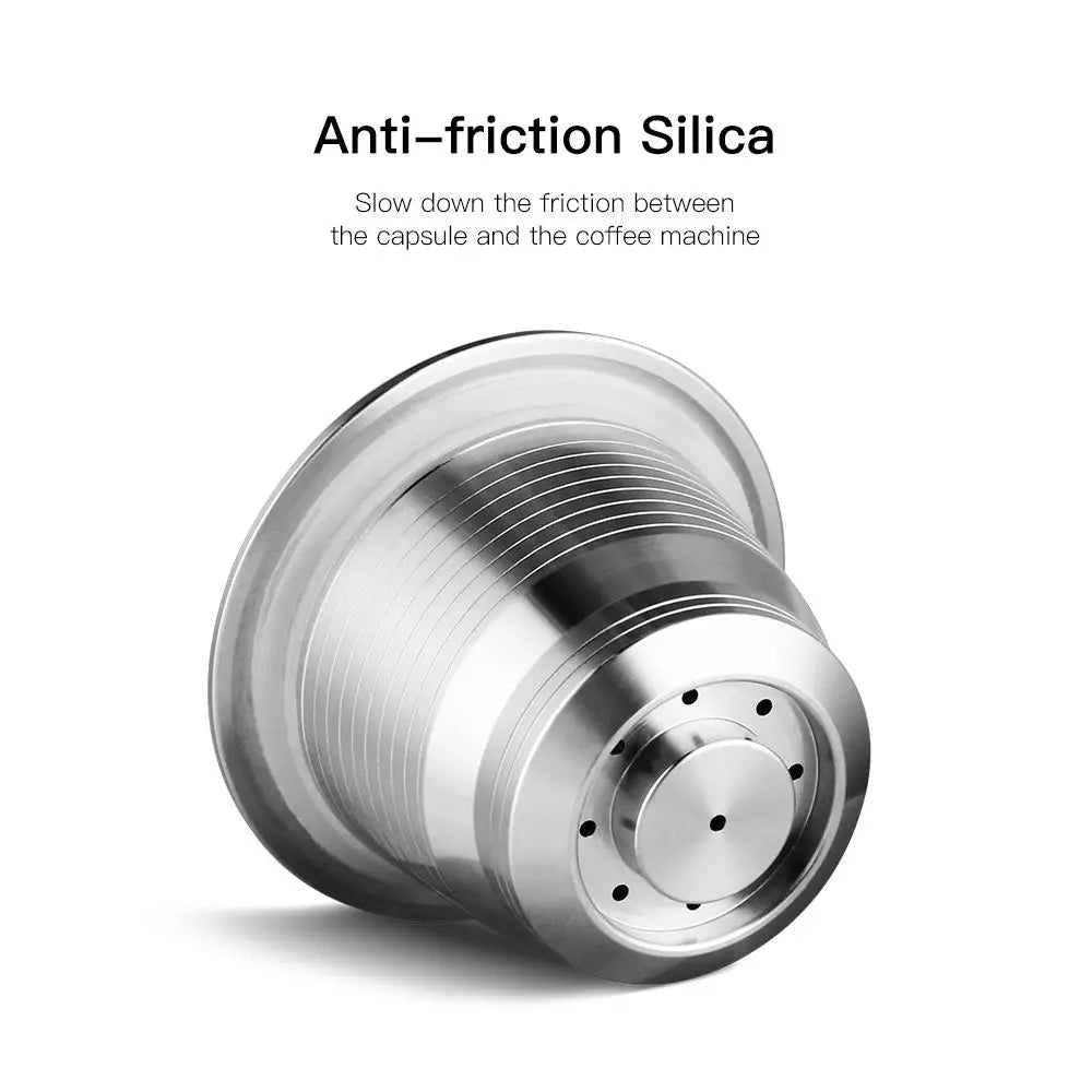 RECAFIMIL Reusable Stainless Steel Coffee Pods for Nespresso Refillable Coffee Pods Qst
