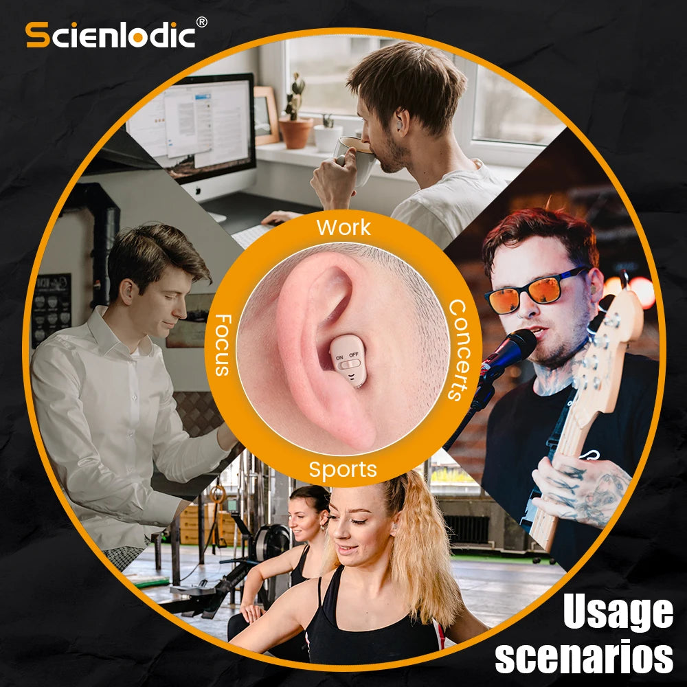 XceeFit ITE Mini Digital Hearing Aid – Sound Amplifier Digital Hearing Aid Qst
