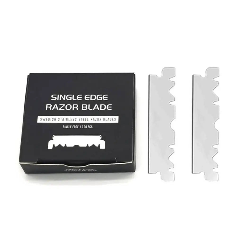 Single Edge Stainless Steel Razor Blades for Men's Shaving Replacement Razor Blades Qme belgium