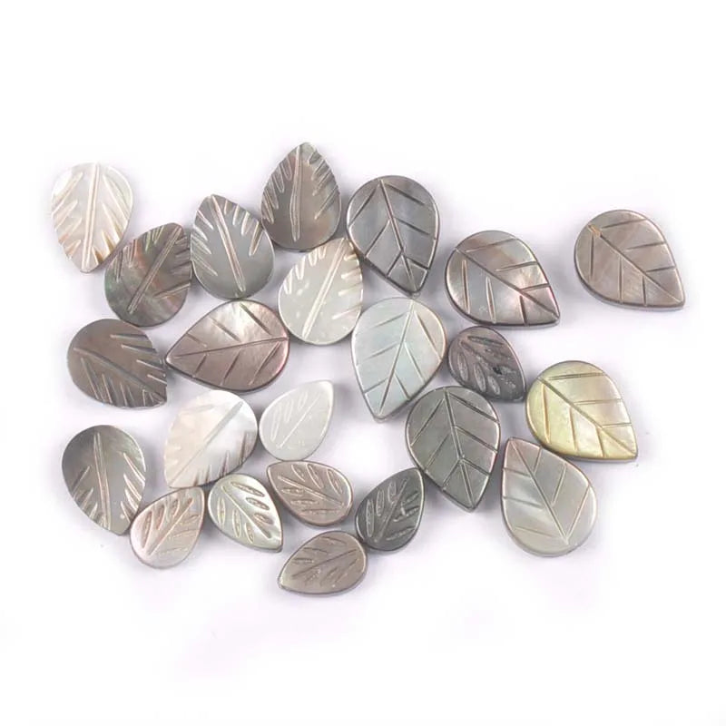 Natural Pearl Leaf Shell Beads – DIY Jewelry Making 8–16mm Jewelry Making Beads Qme 12x16mm