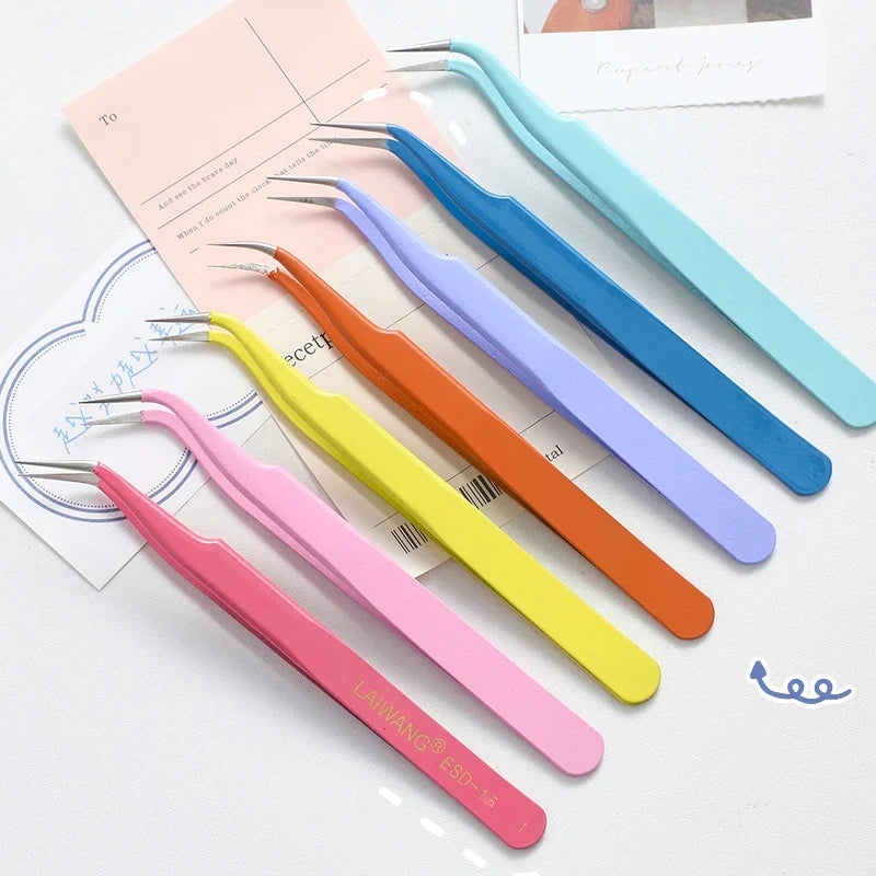 Kawaii Macaron Tweezers – 14 Designs Cute DIY Craft Tool DIY Craft Tweezers Qme