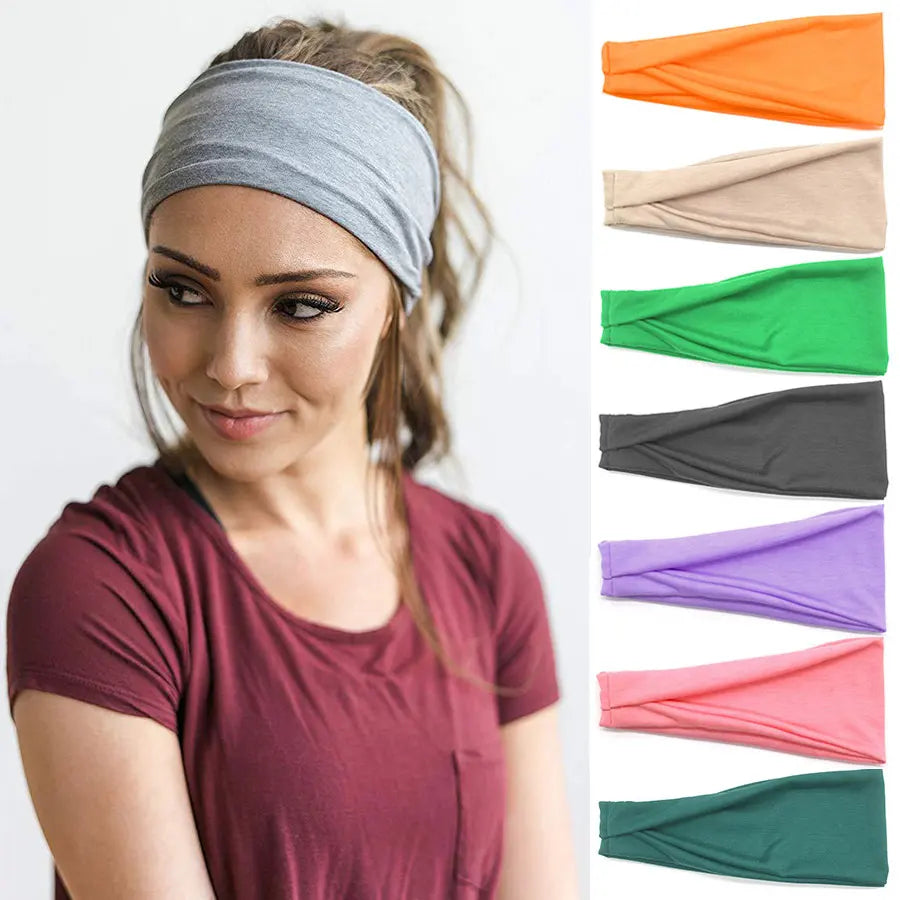 Women's Cotton Turban Twist Headband – 20 Colors Turban Twist Headband Qme