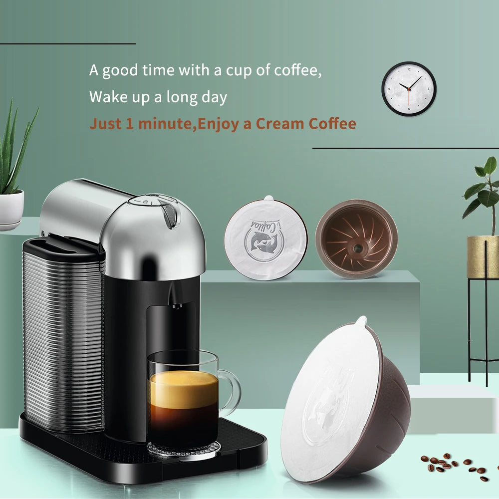 Refillable Nespresso Vertuo Capsules – Reusable Coffee Pods Reusable Coffee Capsules Qst