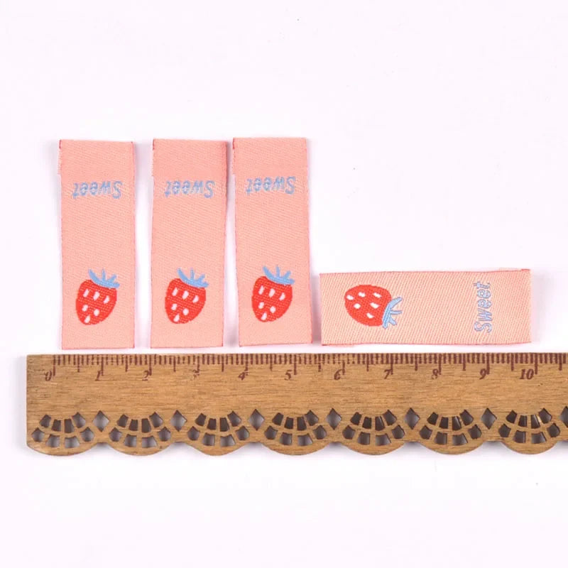 50pcs Fruit Embroidery Sewing Labels – DIY Craft Tags Embroidery Sewing Labels Qme