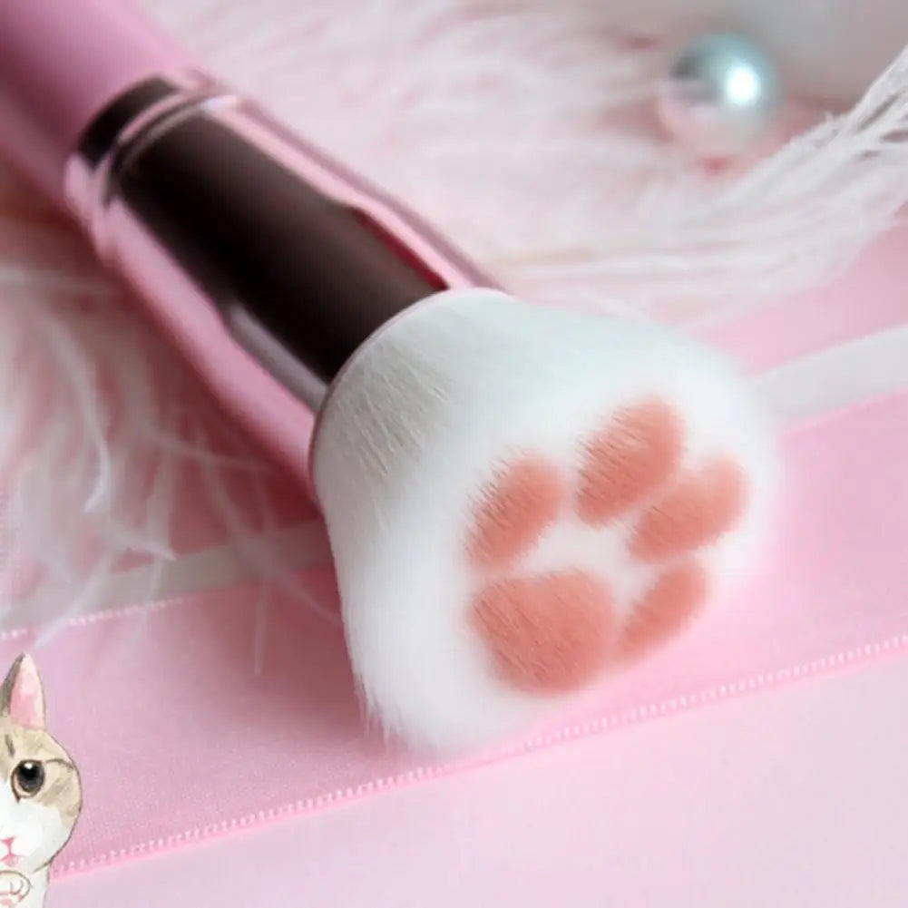 Cat's Paw Telescopic Makeup Brush – Powder & Highlighter Makeup Brush Qme