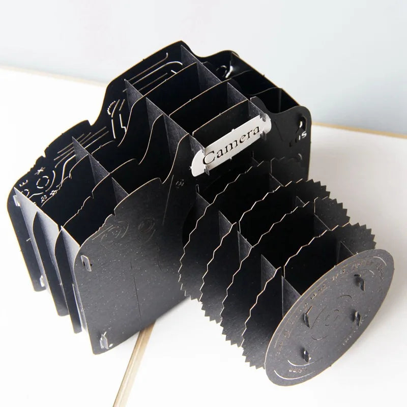 3D Pop-Up Retro Camera Greeting Card | Teacher's Day Gift Pop-Up Greeting Card Qme