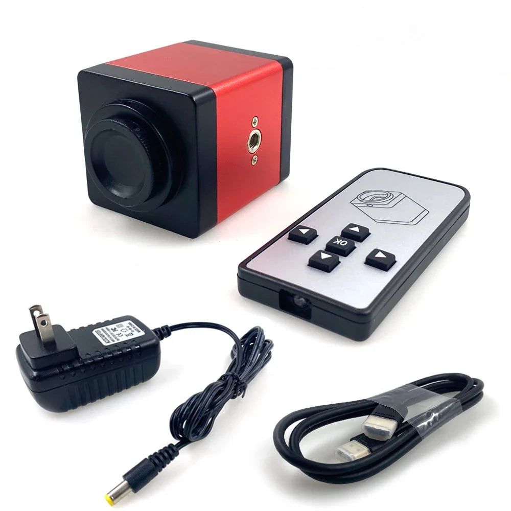 HD 1080P HDMI VGA Industrial Video Microscope Camera C Mount Industrial Microscope Camera Qme