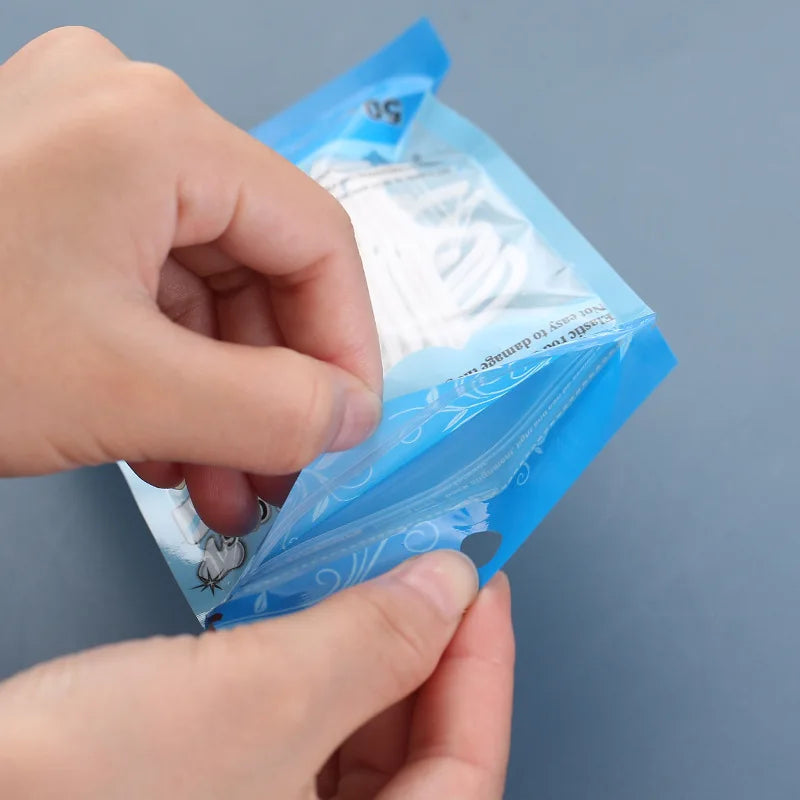 50-Pack Dental Floss Picks – Flosser & Toothpick Sticks Dental Floss Picks Qme