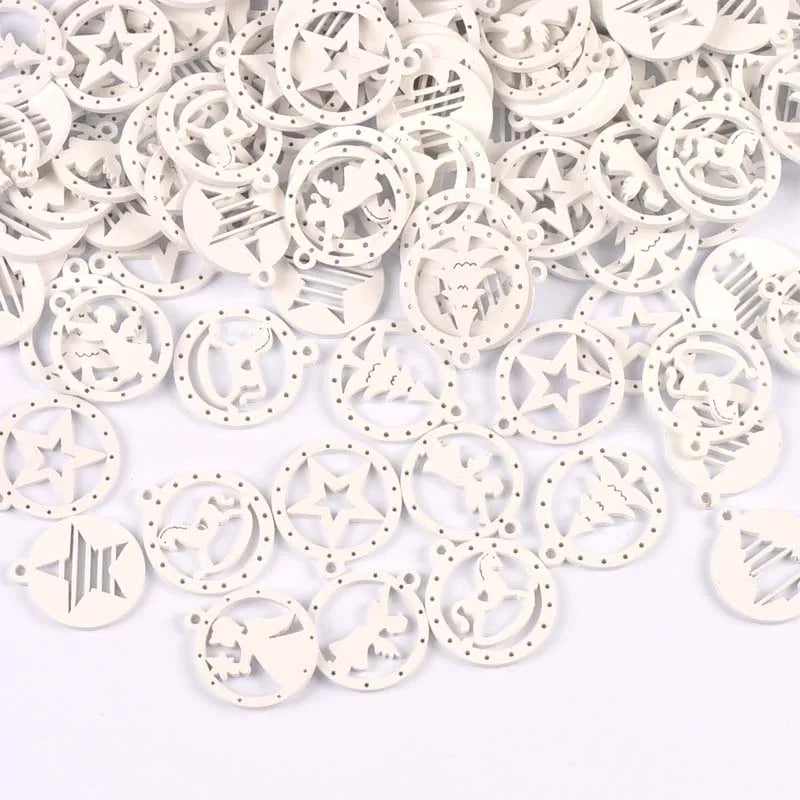 Wood Craft Shapes – Angels, Stars & Horse DIY Scrapbooking Wooden Craft Shapes Qme