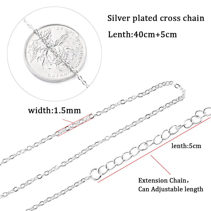 Women's Copper Aberdeen Box Chain Necklace | 3 Colors Box Chain Necklace Qme