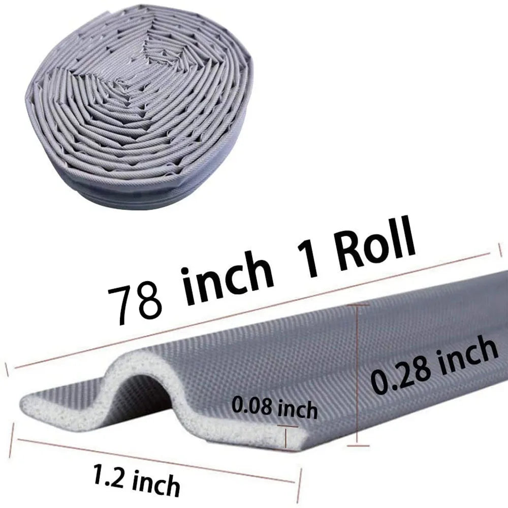 2M Foam Weather Strip for Windows & Doors – Draft & Dust Seal Window Weather Strip Qme