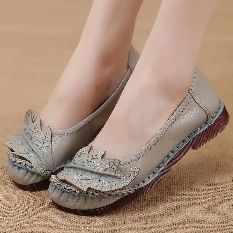 Women's Oxford Flats – Slip-On Floral Loafers | Sizes 5–8 Women's Flat Loafers Qst