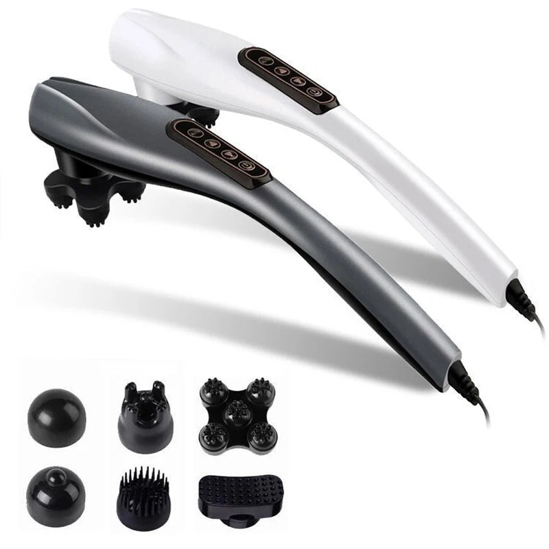 Electric Dolphin Massage Stick – 6-Head Full Body Massager Percussion Body Massager Qst