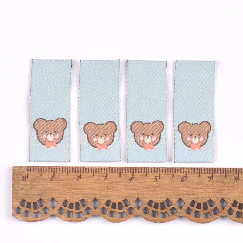 Cute Animal Embroidery Washable Sewing Labels – 50 Pcs Embroidery Sewing Labels Qme