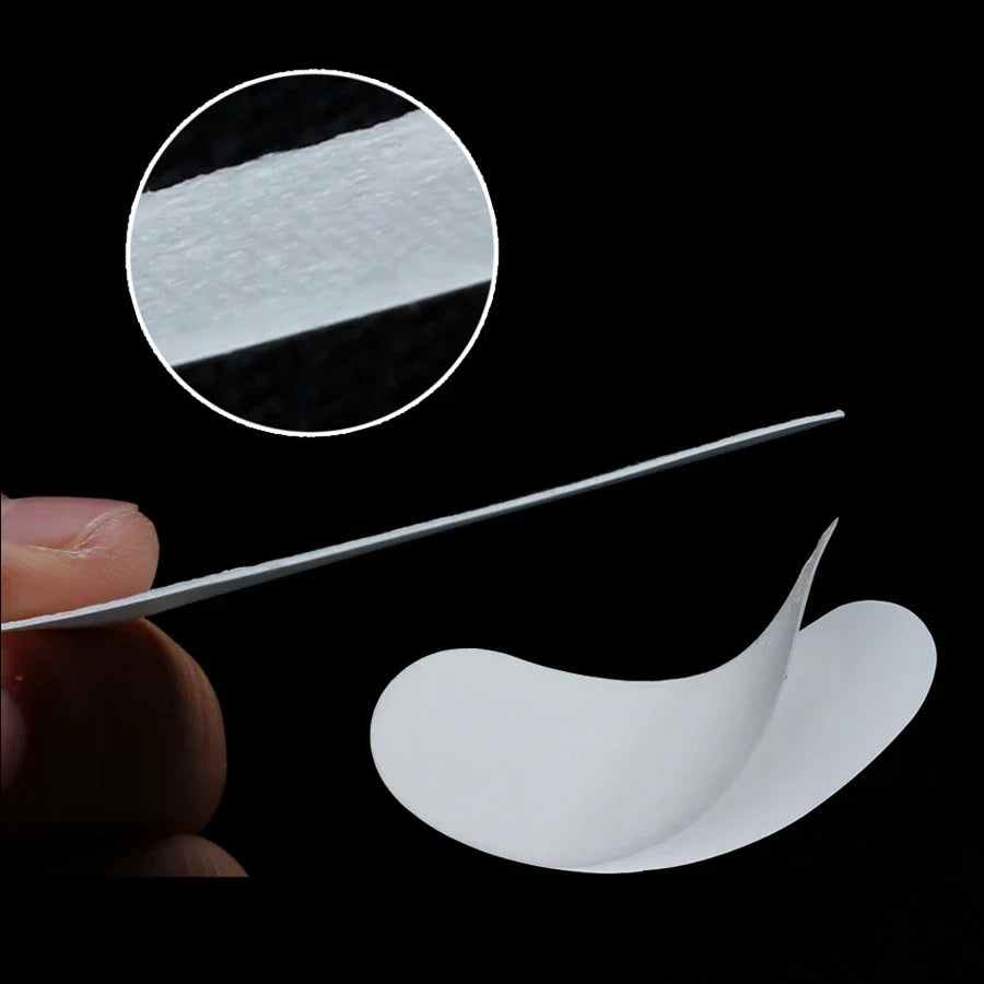 100 Pairs Paper Under Eye Pads for Lash Extensions Lash Extension Pads Qme