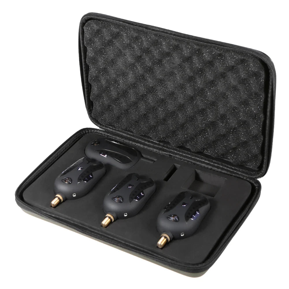 Lixada Wireless Fishing Bite Alarm Set with Digital Receiver Wireless Bite Alarm Qme