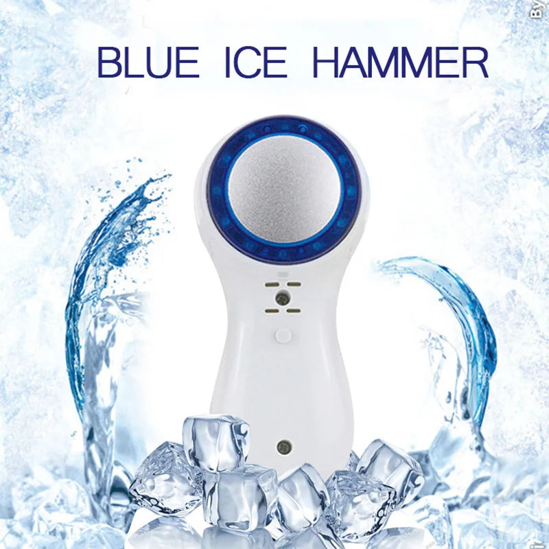 3-in-1 Cryo Facial Massager – Ice Therapy & Vibration Tool Facial Beauty Massager Qst