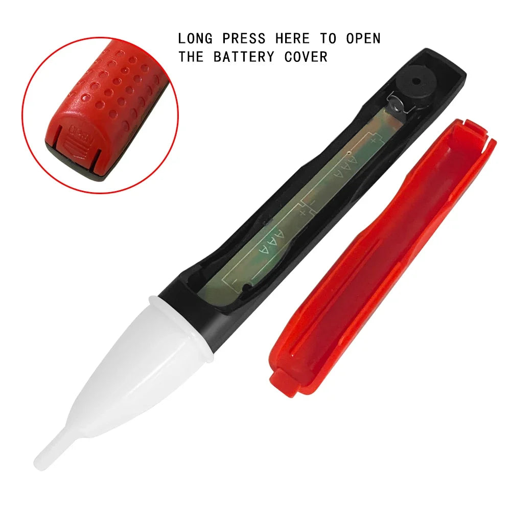 Non-Contact AC Voltage Tester Pen 90-1000V | LED Indicator Voltage Tester Pen Qme