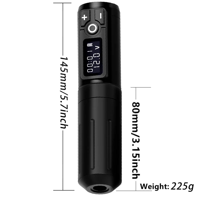 Wireless Coreless Motor Tattoo Machine Pen | Fast Charging Wireless Tattoo Machine Qme