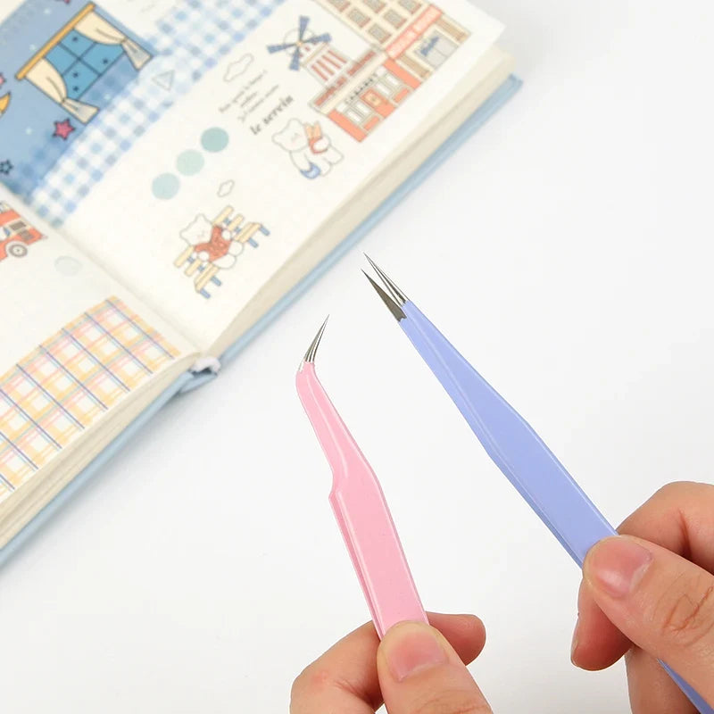 Kawaii Macaron Craft Tweezers | Scrapbooking & Journaling Tool Craft Tweezers Qme