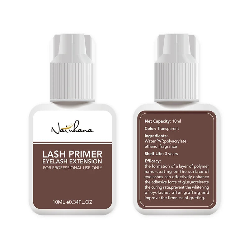 NATUHANA Eyelash Extensions Glue Primer 10ml | Lash Fix Lash Extension Primer Qme