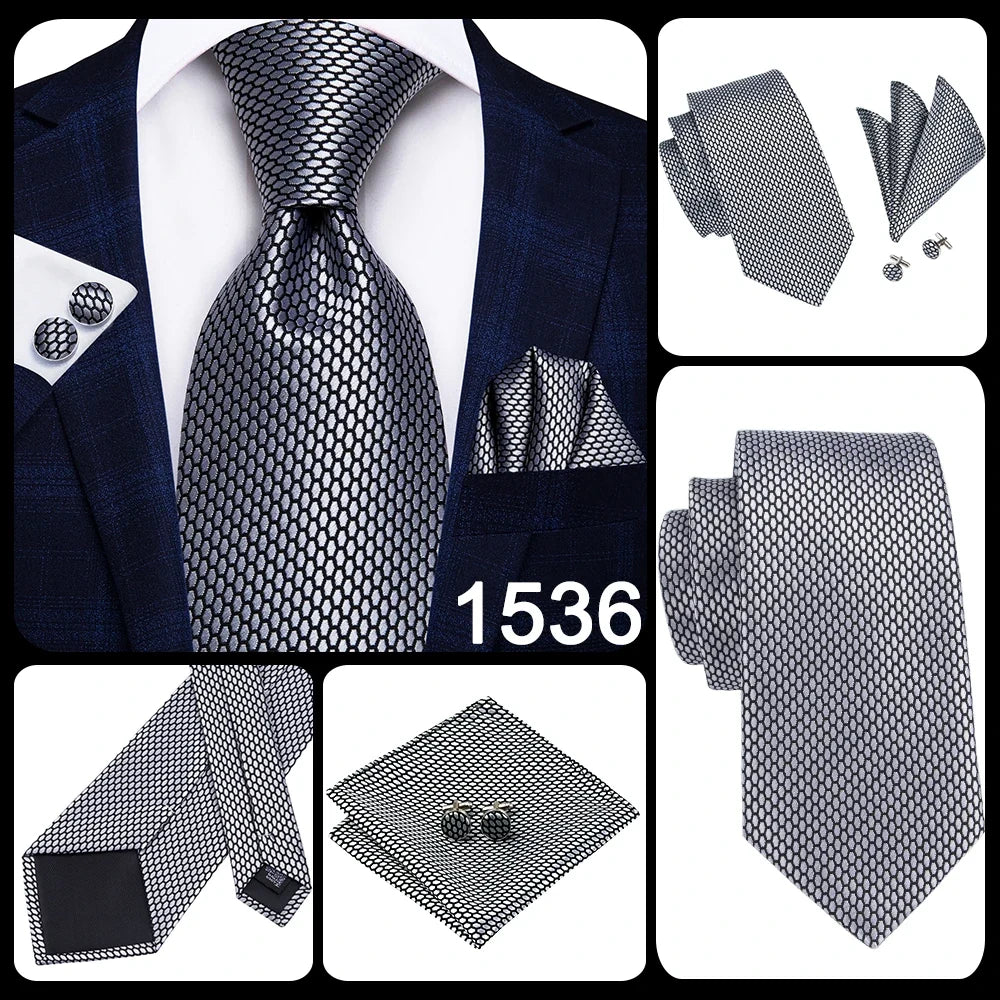Men's Black Paisley Formal Necktie | Polyester Dress Tie Paisley Necktie Qme