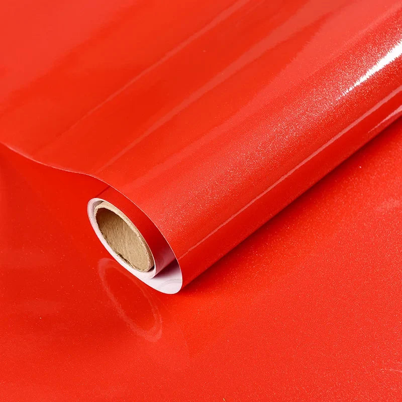 Shiny Red Self-Adhesive Vinyl Contact Paper | Kitchen & Home Self-Adhesive Contact Paper Qme Red 1mx20cm