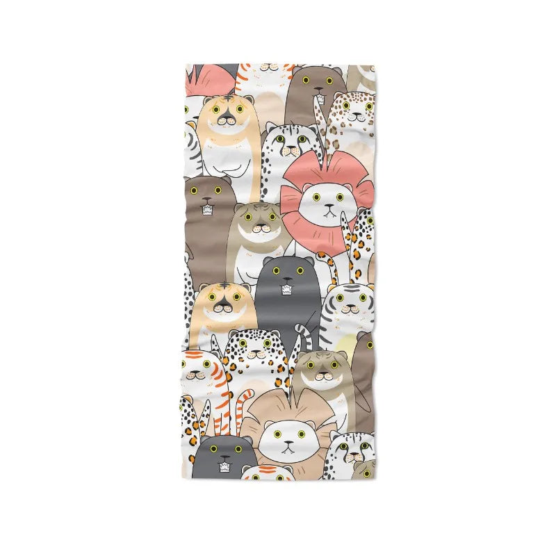 Kawaii Panda Cycling Face Bandana – Outdoor Neck Gaiter Scarf Face Bandana Scarf Qme style6 One Size China Mainland