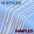 925 Sterling Silver Link Chain Necklace | 16–30 Inch Sterling Silver Necklace Qme 28 Inch 70CM
