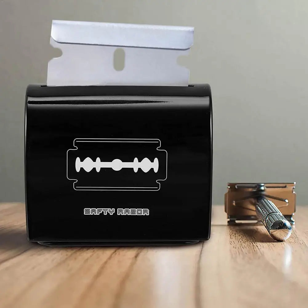 Safety Razor Blade Disposal Case – Secure Used Blade Storage Blade Disposal Case Qme