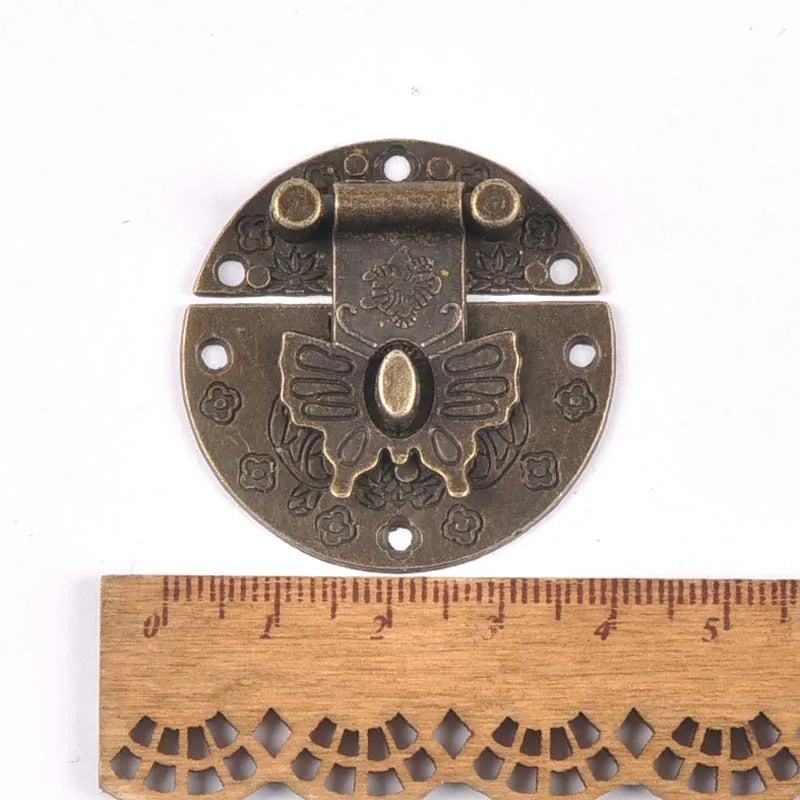 Vintage Brass Latch Hook for Jewelry & Wooden Boxes | 8 Colors Decorative Box Latch Qme