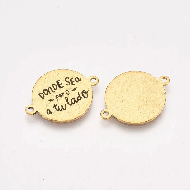 PandaHall 304 Stainless Steel Word Pendants – DIY Jewelry Charms Jewelry Pendants Qme