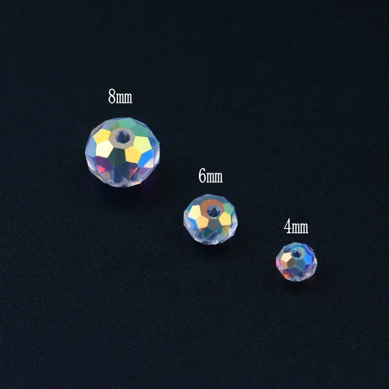 AAA Faceted Crystal Glass Spacer Beads for DIY Jewelry Making Crystal Jewelry Beads Qme