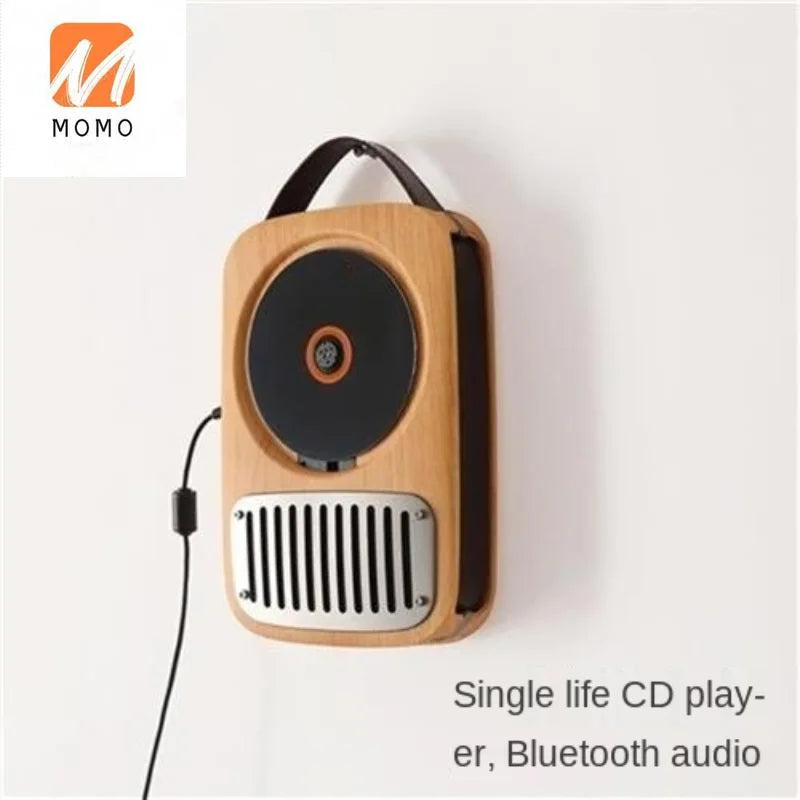 Retro Wall-Mounted Bluetooth Speaker | CD Player Style Bluetooth Speaker Qst