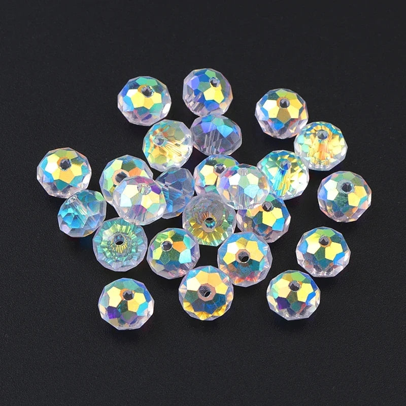 AAA Faceted Crystal Glass Spacer Beads for DIY Jewelry Making Crystal Jewelry Beads Qme