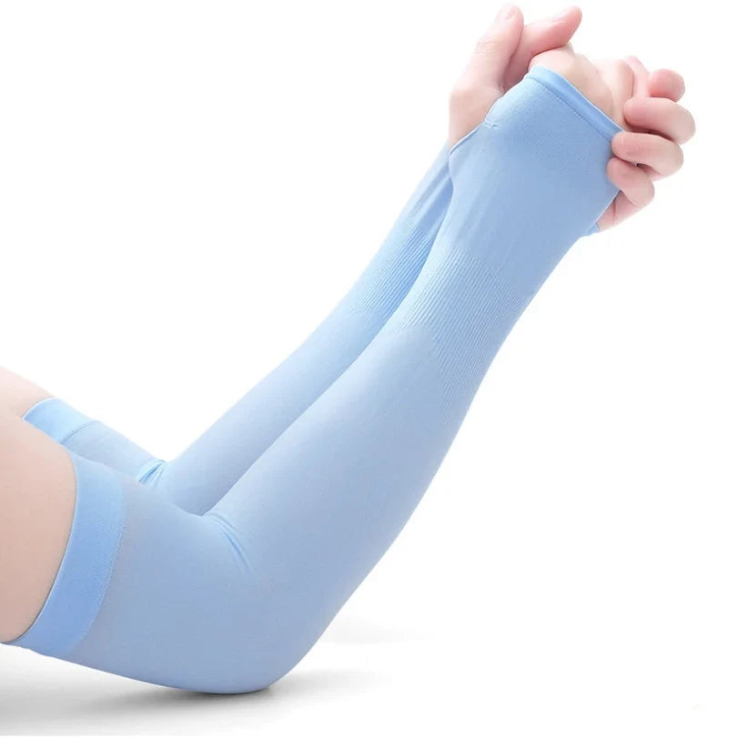 Women's Long Fingerless Elbow Gloves – Arm Warmers, 6 Colors Fingerless Elbow Gloves Qme