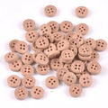Multicolor Wood Buttons for Sewing & DIY Crafts – 10mm 100pcs Wood Craft Buttons Qme 11 10mm