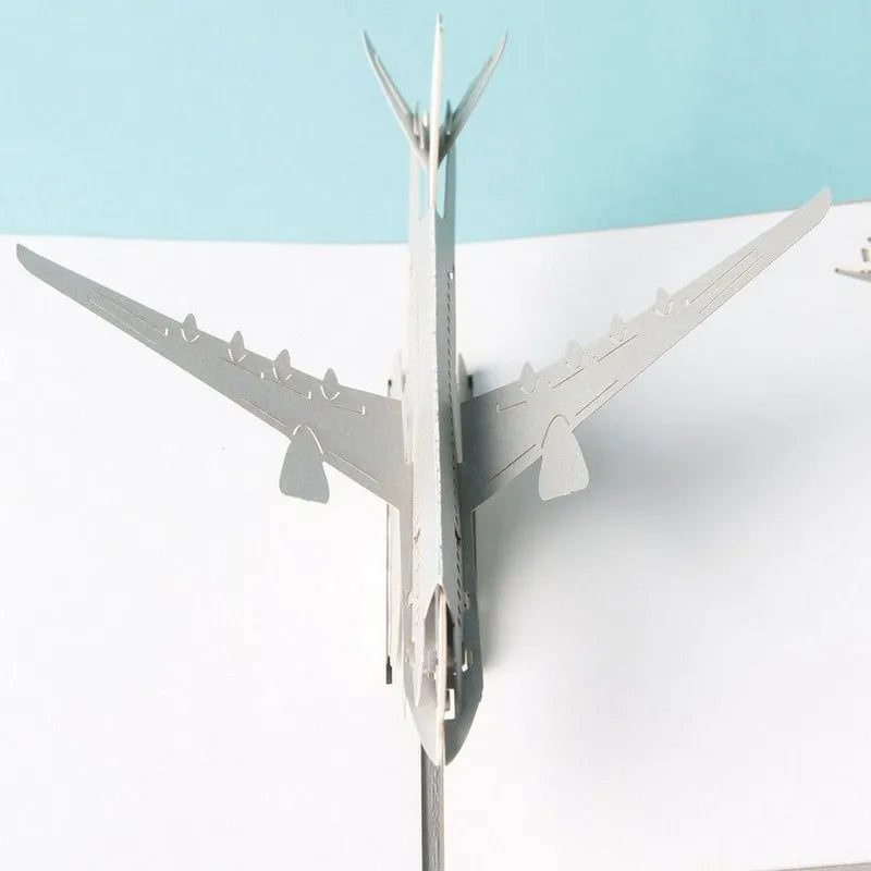 3D Pop-Up Graduation Greeting Card – Train, Aircraft & Sailboat Pop-Up Greeting Card Qme