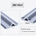 Cuttable Acoustic Door & Window Foam Seal Strip 2m — Weatherstrip Foam Weatherstrip Seal Qme Gray 40M