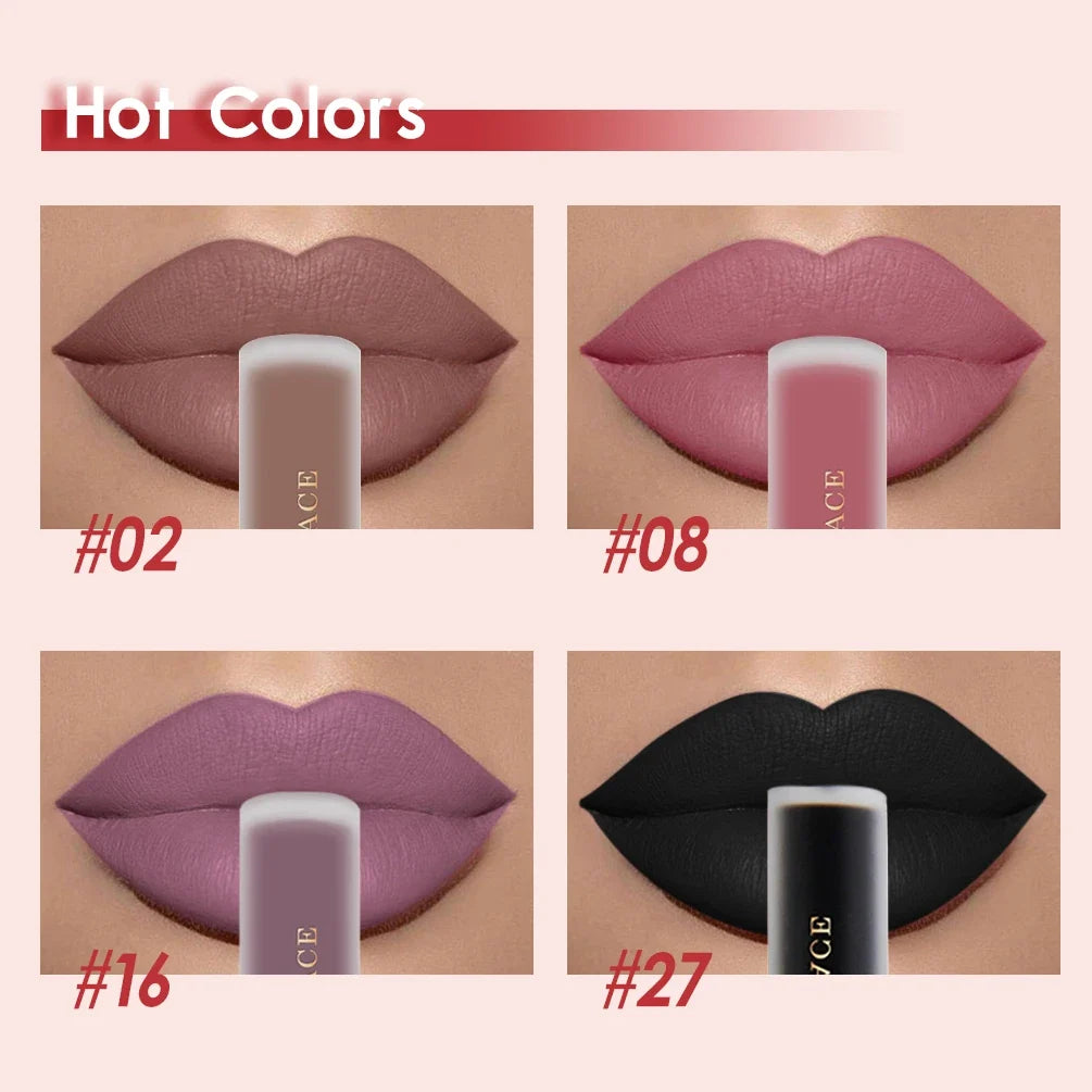 NICEFACE Matte Liquid Lipstick – Waterproof Long-Lasting Lip Tint Matte Liquid Lipstick Qme