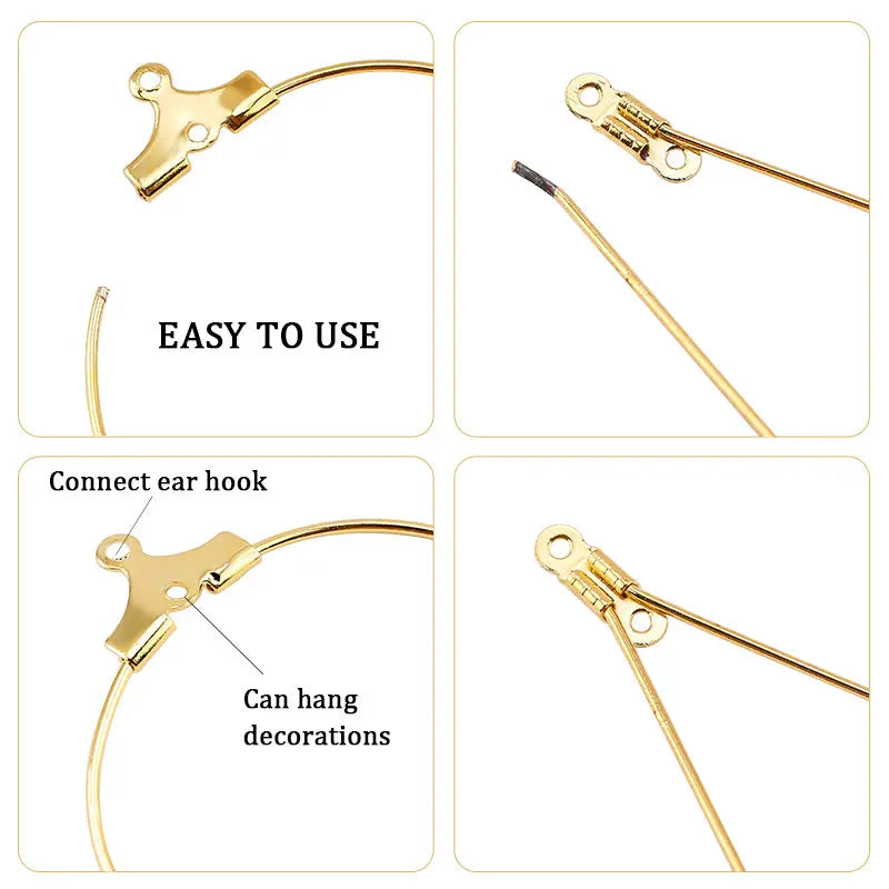 Alloy Earring Hooks, Lobster Clasps & Jump Rings – 8 Colors Jewelry Findings Kit Qme