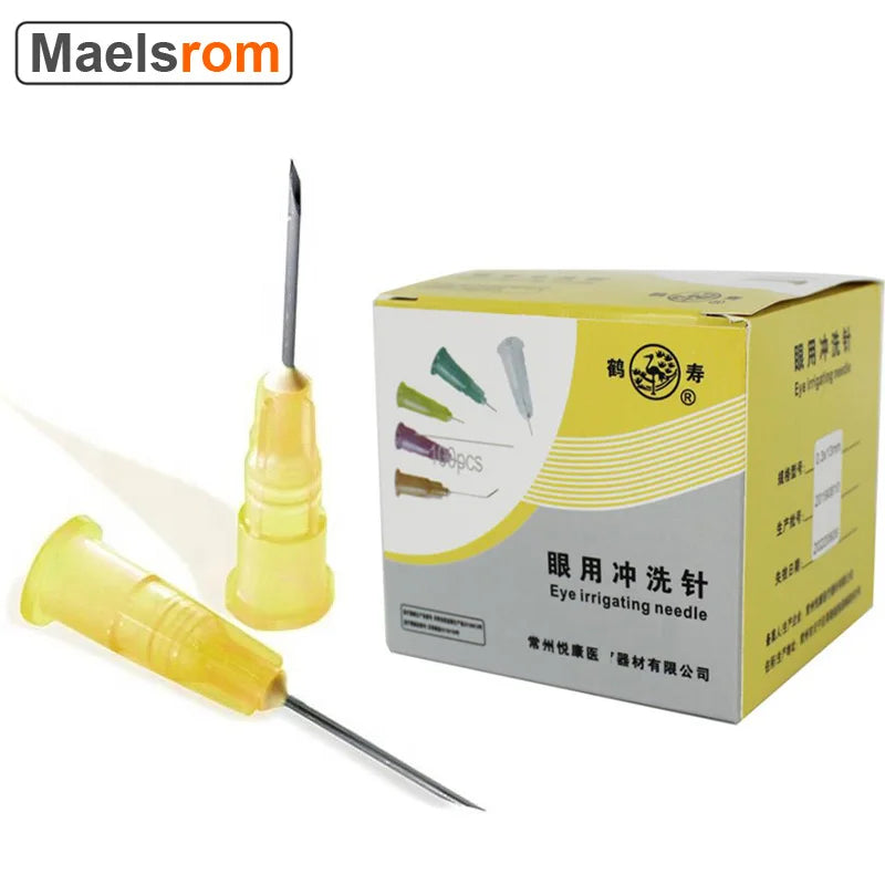 100pcs 30G Disposable Cosmetic Micro Needles 4mm 13mm 25mm Cosmetic Micro Needles Qst