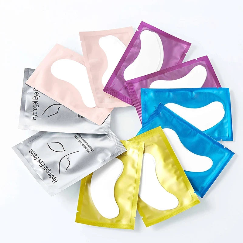 100 Pairs Under Eye Pads for Lash Extensions – Paper Patches Lash Extension Pads Qme
