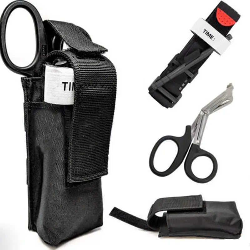 Tactical CAT Tourniquet First Aid Survival Kit – Bandage Set Tactical First Aid Kit Qme Default Title